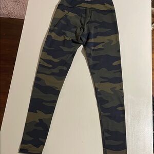 PINK VS Camo Print Leggings- Size XS